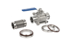 3PC Stainless Steel Vacuum Ball Valve 
