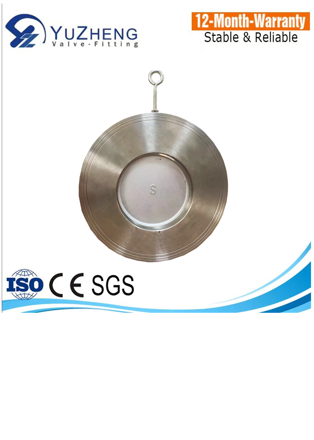 H74 Pair Clamp Disc Check Valves