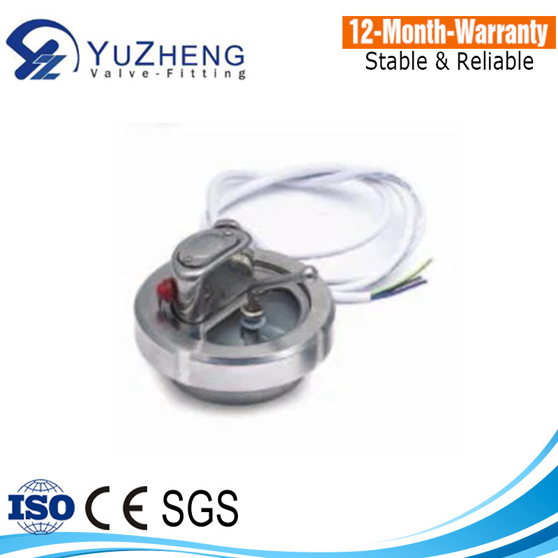 Sanitary Stainless Steel Union Type Sight Glass with LED Light Indicator