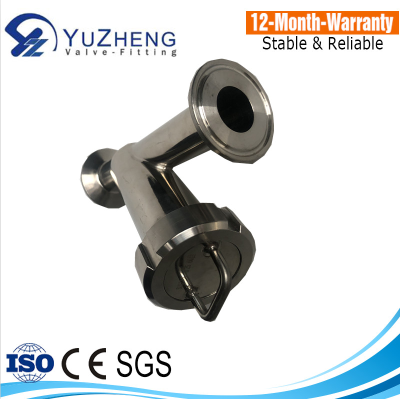 Sanitary Stainless Steel Y-strainer with Clamp End