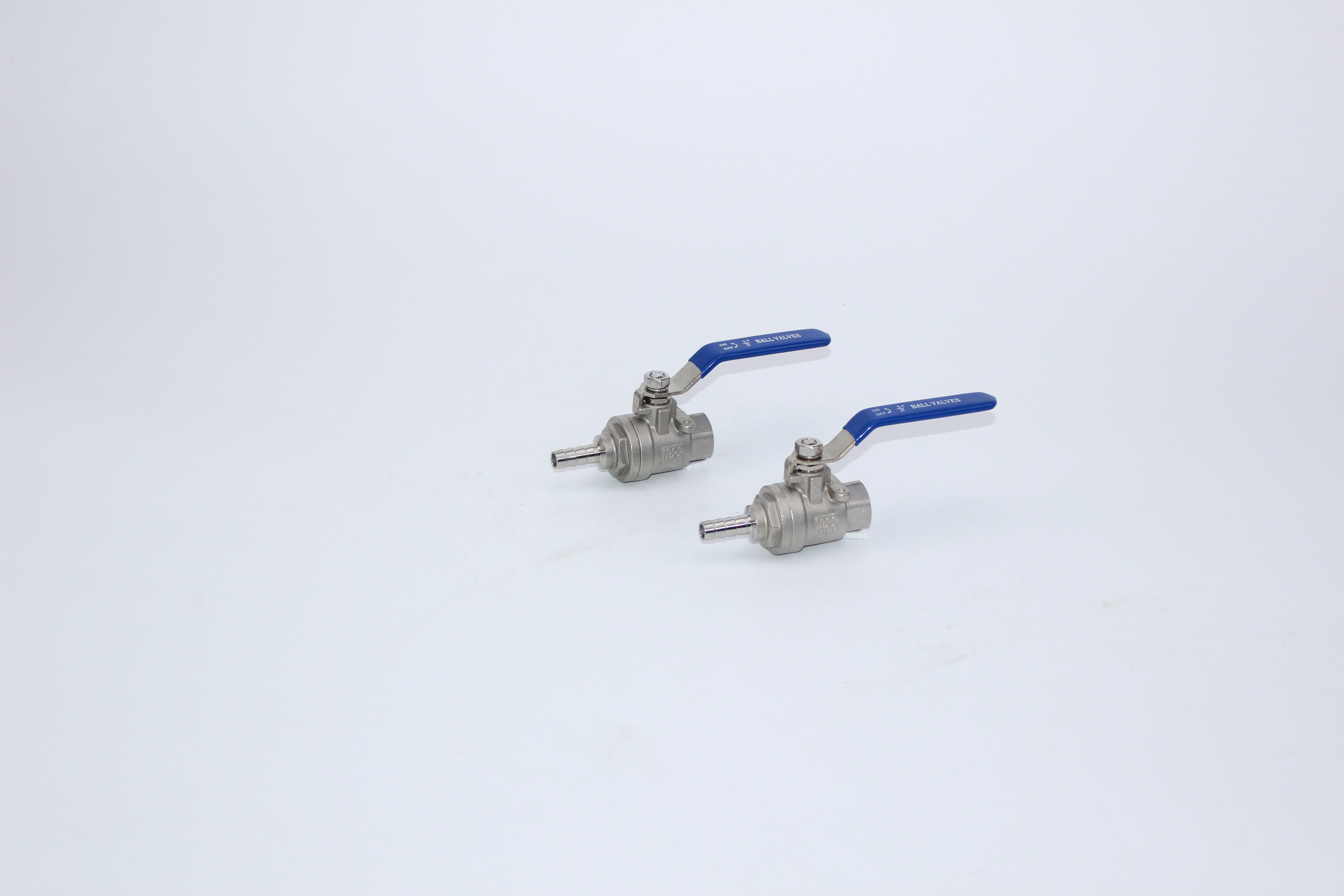 2PC Stainless Steel Thread Ball Valve With Hose Nipple 