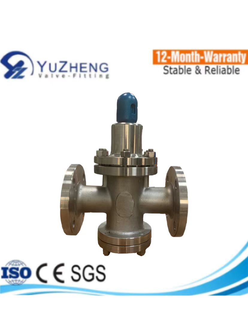 Sanitary Stainless Steel Flanged Pressure Reducing Valve 