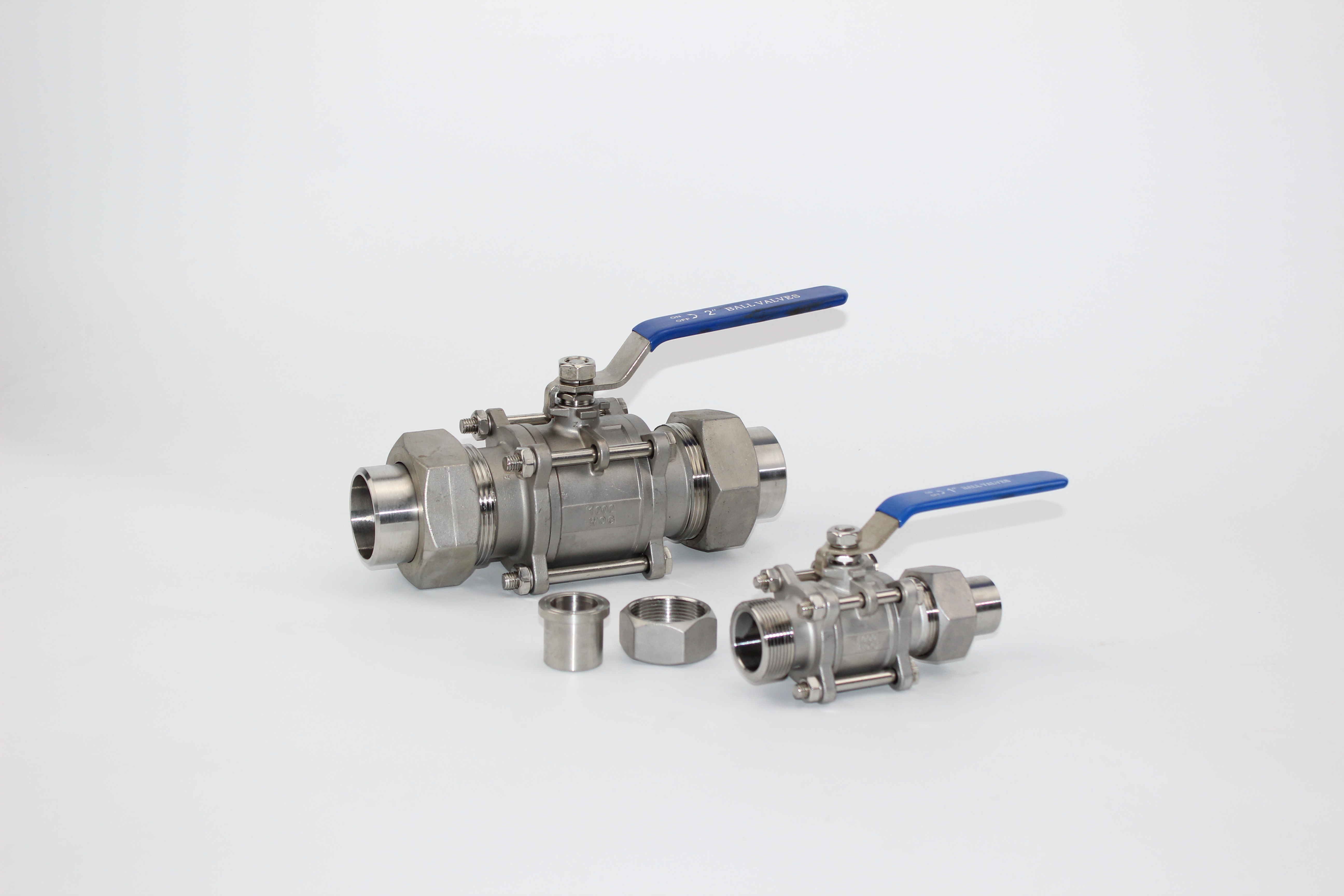 3PC Stainless Steel Thread Ball Valve With Union