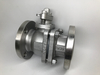 PFA Lined Flanged Ball Valve Stainless Steel
