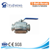 High Pressure Forged Stainless Steel 304/316 3PC Ball Valve Clamp