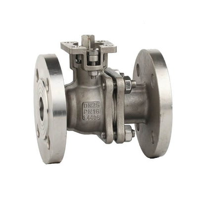 DIN Stainless Steel Flange Ball Valve With ISO5211 Pad