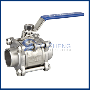 304L Stainless Steel 3pc Ball Valve Manufacture In China