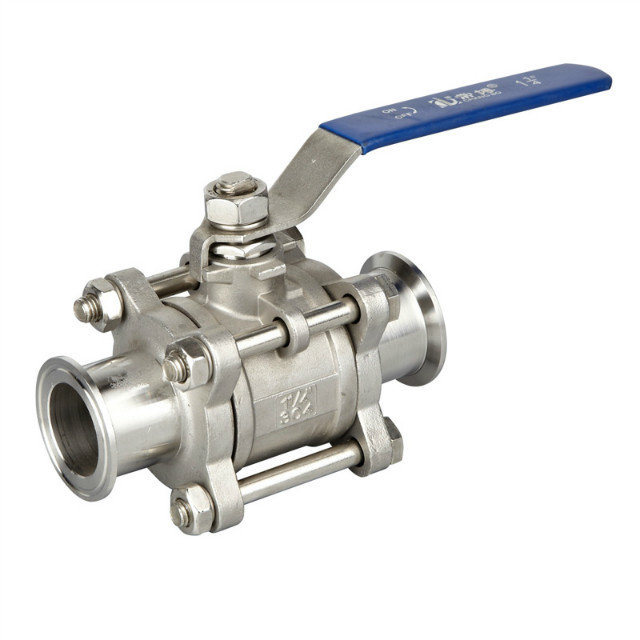 3PC Stainless Steel Float Ball Valve 