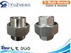 SS304/316 Stainless Steel 2000LB Thread High Pressure Union